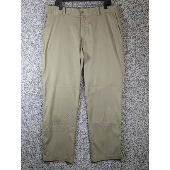 Nike Dri-Fit Pants Men's Size 36x30 Beige Performance Golf, Hiking, Fishing Read - Picture 1 of 10